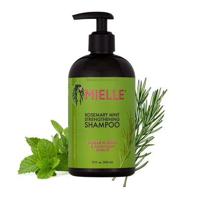 Mielle Organics Rosemary Mint Strengthening Shampoo Infused with Biotin, 12 Ounces